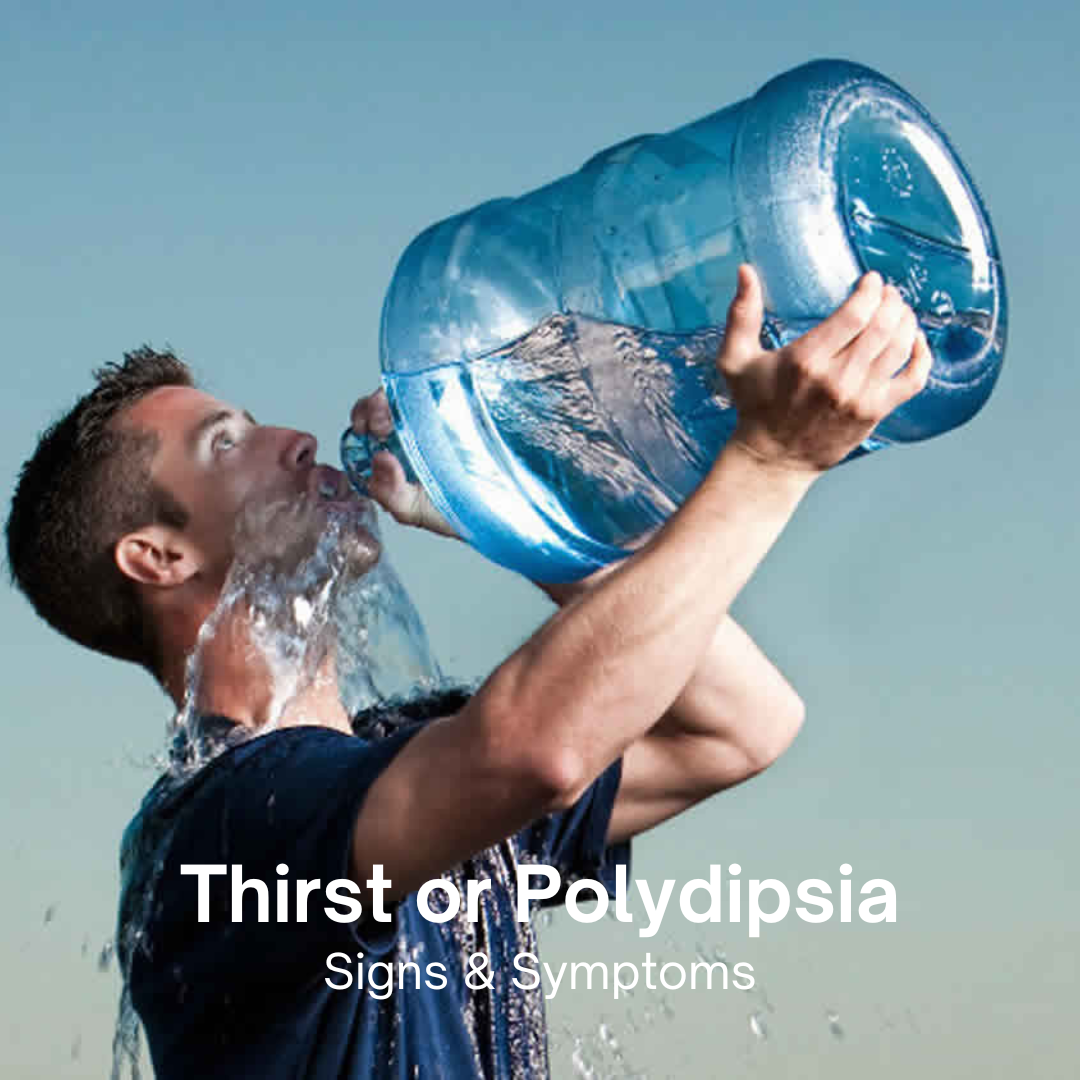 thirst of polydipsia